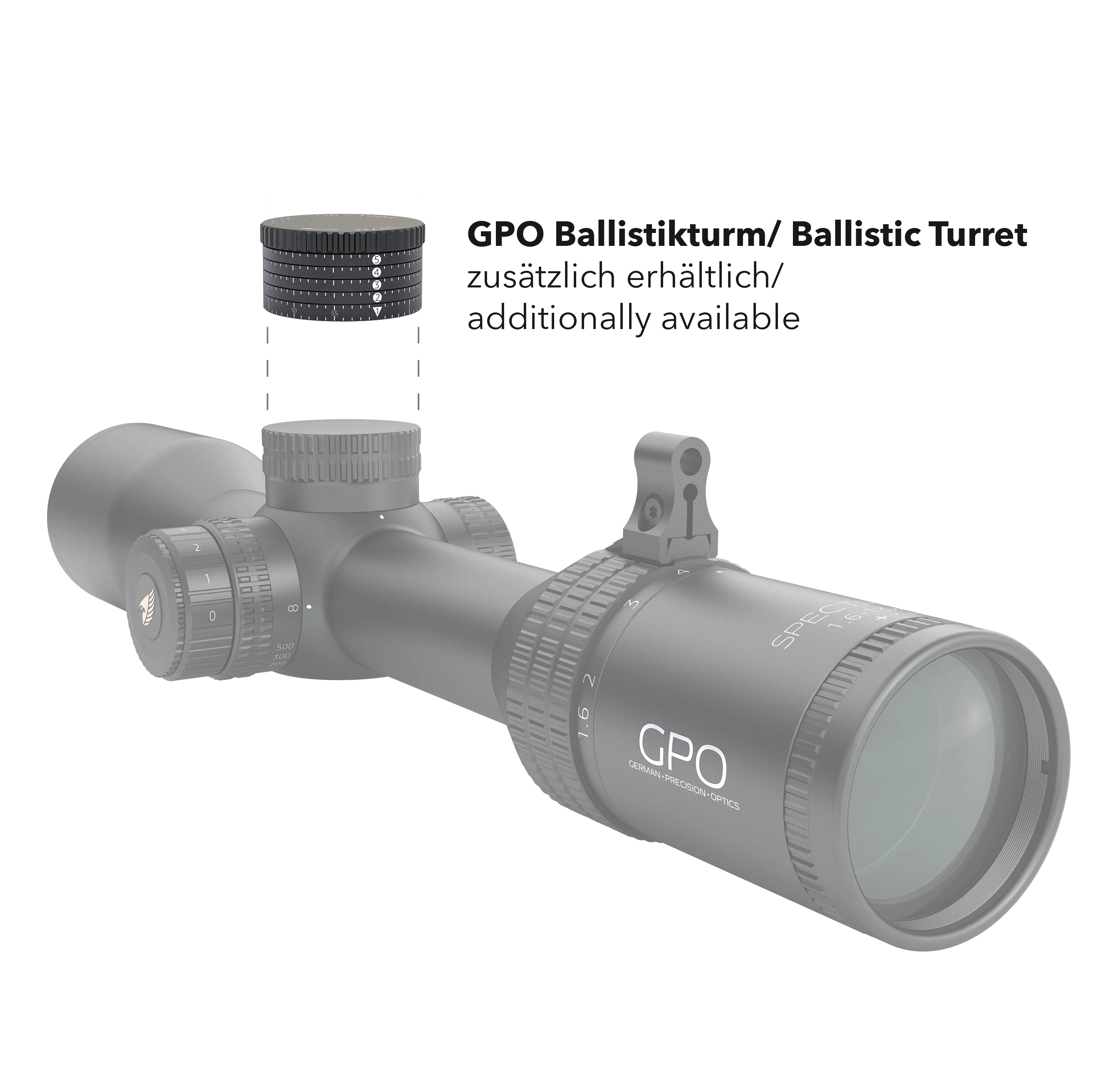GBT Ballistic Turret - GPO German Precision Optics | GPO